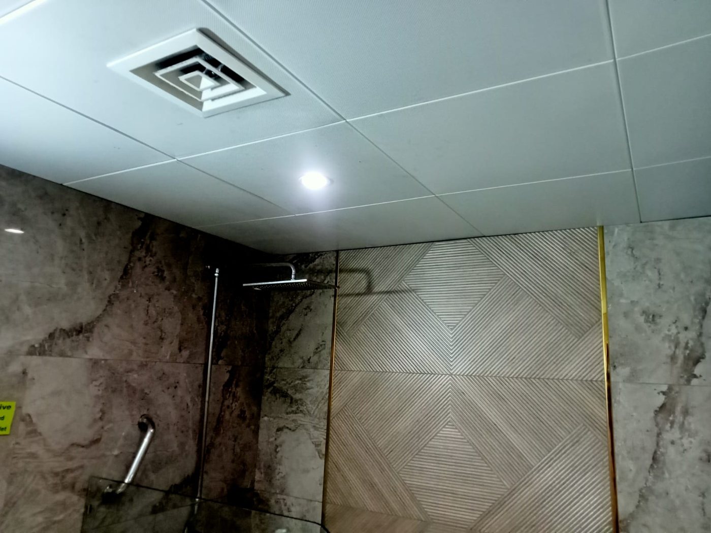 Washroom with glass shower by PTP (temporary photo)